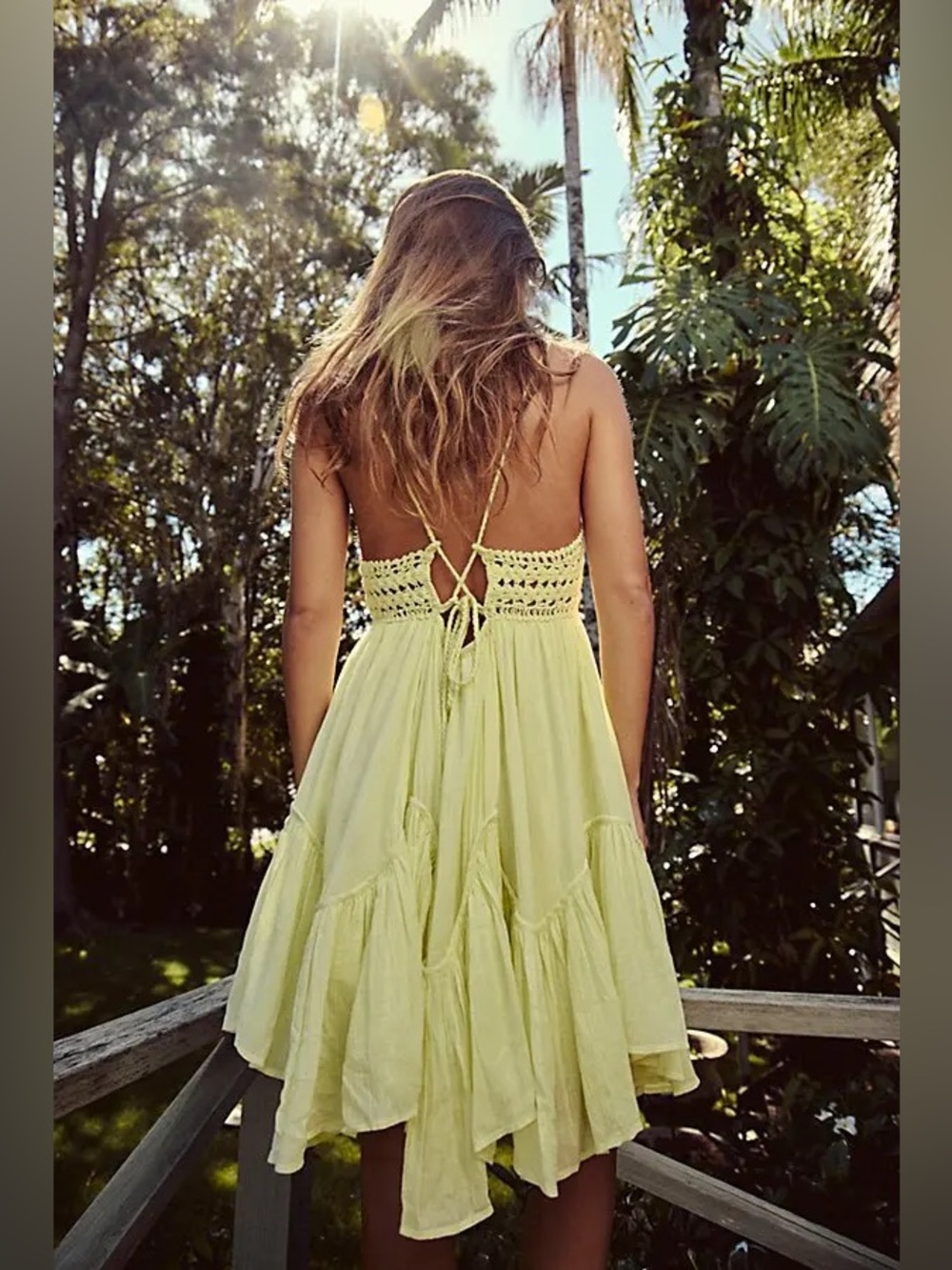 NWT! FP Free People Sandoll Cotton Mini Dress Sz XS & Medium - Picture 3 of 4